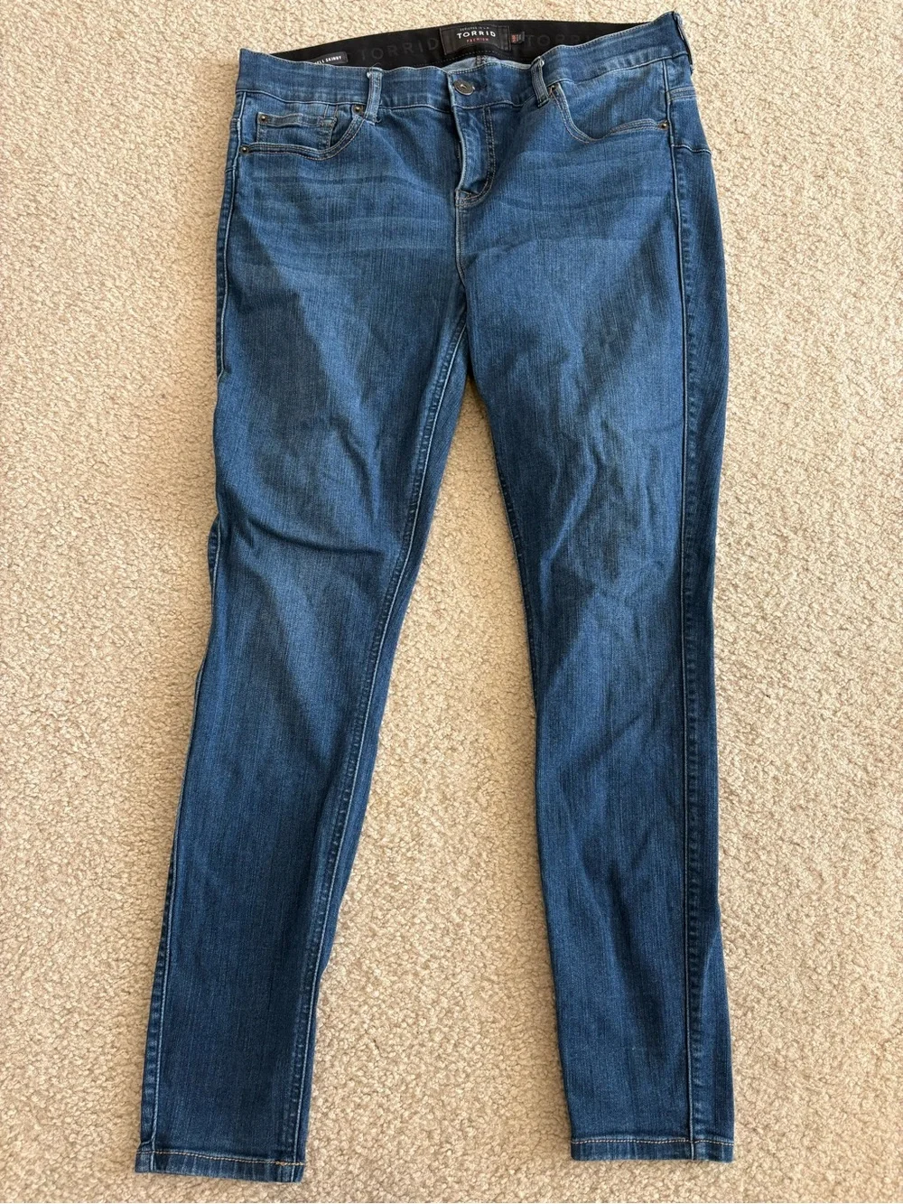 torrid Blue Skinny Jeans